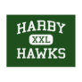 Harby - Hawks - Junior High School - Alvin Texas Postcard