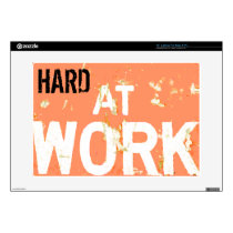 Hard At Work Laptop Skin