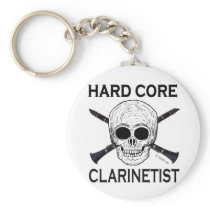 Hard Core Clarinetist Key Chain
