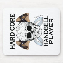Hard Core Handbell Player Mouse Pad