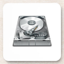 Hard Disk Drink Coaster