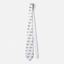 Hard disk protection broken on a white background custom ties