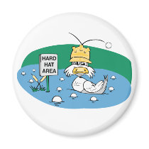 Hard Hat Area magnets by alternateworlds Hard Hat Area magnets