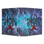 hard is my style - splattergrunge blue | hardstyle binders