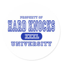 Hard Knocks University stickers
