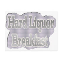 Hard Liquor Breakfast Club postcards by thornysmith Hard Liquor Breakfast Club postcards