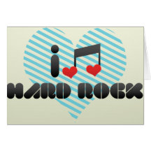 Hard Rock fan Greeting Card