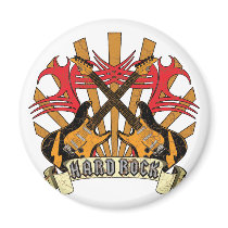 Hard Rock Guitars magnets by thomascarlson Hard Rock Guitars magnets