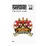 Hard Rock Guitars Postage Stamps