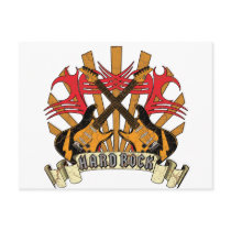 Hard Rock Guitars Post Card