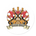 Hard Rock Guitars stickers by thomascarlson Hard Rock Guitars stickers
