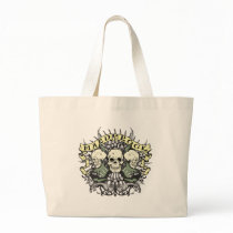 Hard Rock Skull and Guitars Canvas Bag