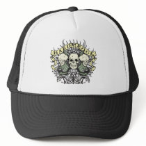 Hard Rock Skull and Guitars Hats