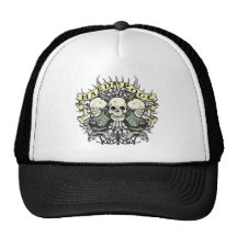 Hard Rock Skull and Guitars Hats