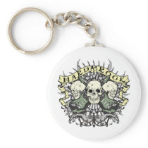 Hard Rock Skull and Guitars Key Chains