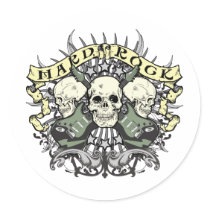 Hard Rock Skull and Guitars stickers by Back_Stage Hard Rock Skull and Guitars stickers