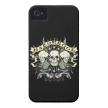 Hard Rock Skulls Guitars Music iPhone 4 4s Case iPhone 4 Case