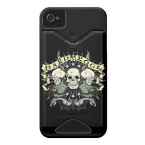 Hard Rock Skulls Guitars Music iPhone 4 4s Case Id Iphone 4 Cover