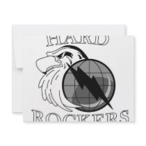 Hard Rockers logo invitations by squeezel01 Hard Rockers logo invitations