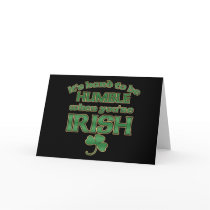 Hard to be Humble Irish Joke Greeting Cards #2 cards