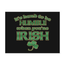 Hard to be Humble Irish Joke Postcards #2 postcards