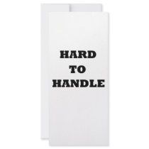 Hard to Handle rack cards
