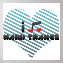 Hard Trance fan Poster