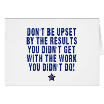 Hard Work, Effort, Pays! Card