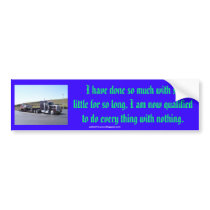 Hard Working Bumper Sticker bumper stickers