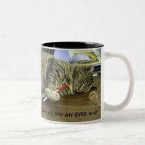 Hard Working Kitty Mug by wildhorse59 Hard Working Kitty Mug