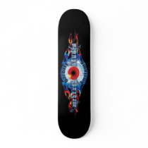 hardart kustoms airbrush studio skate board deck