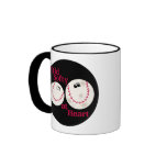 Hardball and Softball Old Softy at Heart Mugs