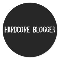 Hardcore blogger stickers