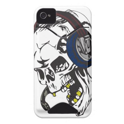 hardcore dee jay skull id iphone 4 cases Casemate_case