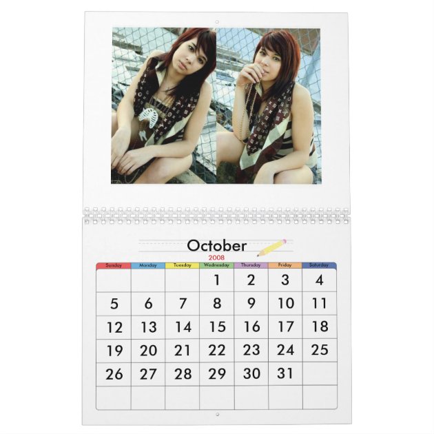 Hardcore Ladies Calendar 08/09  Zazzle