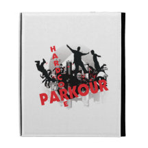 Hardcore Parkour Grunge City iPad Folio Covers