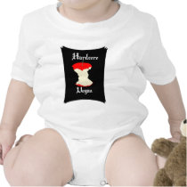 Hardcore Vegan Apple Design t-shirts