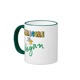 Hardcore Vegan mug