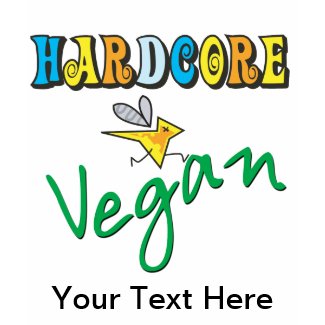 Hardcore Vegan T shirt