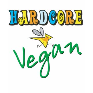 Hardcore Vegan tee shirt