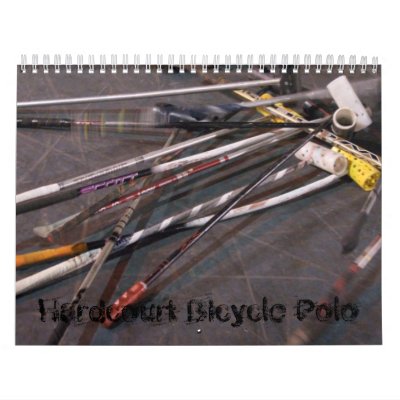 Hardcourt Bicycle Polo - Customized Calendars by qpang1