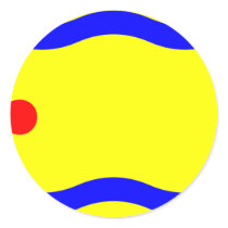 Hardenberg, Netherlands Round Sticker