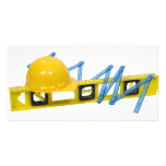 HardHatLevelConstruction062509 Customized Photo Card