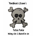 hardhead, Hardhead & Boner's, Tattoo Parlor t-shirts
