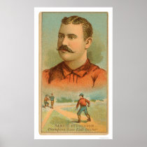 Hardie Henderson Baseball 1888 Poster