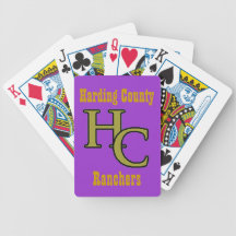 Harding County Ranchers Poker Cards