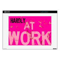 Hardly At Work Laptop Skin