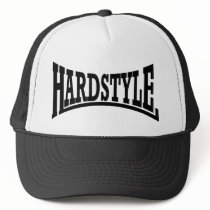 hardstyle, hardcore, old, skool, t-shirts, tshirts, deejay, club, wear, rave, smiley, merchandise, dance, defqon, qlimax, party, headhunterz, zany, showtek, hard, bass, jump, style, music, gas, mask, gabba, gabber, Trucker Hat with custom graphic design