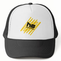 hardstyle, hardcore, old, skool, t-shirts, tshirts, deejay, club, wear, rave, smiley, merchandise, dance, defqon, qlimax, party, headhunterz, zany, showtek, hard, bass, jump, style, music, gas, mask, gabba, gabber, Trucker Hat with custom graphic design