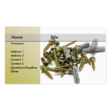 hardware \ Bolts and screws Business Card